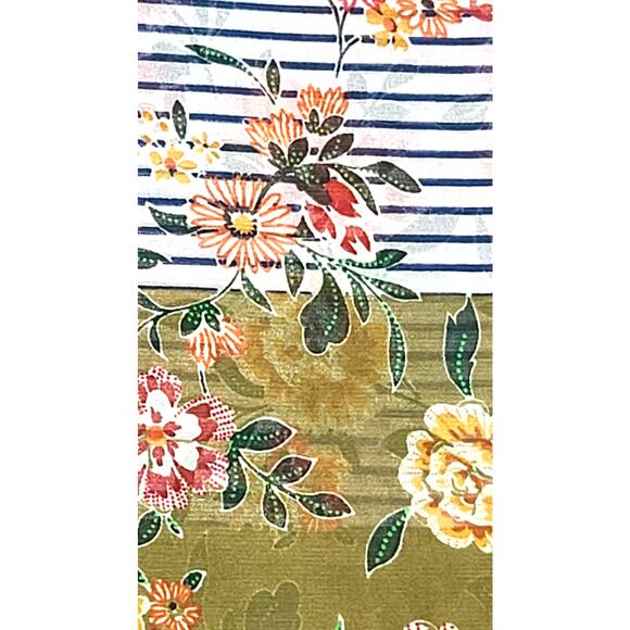 Cabi Penelope tiered abstract floral sheer blouse top women's XS - Picture 3 of 8